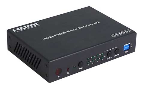 Hangalaxy 42 HDMI 2.0 HDM-0402Bϵ̖(ho)̎O(sh)